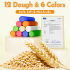 61 PCS 3 in 1 Dough Sets for Kids Ages 3-4-8, Art Crafts Dough Tools Kit, Ice Cream Playset Noodle Cake Maker Machine, Kitchen Creations Food Play Toys Toddlers Boys Girls