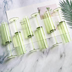 24 PCS Green Champagne Flutes Plastic 5.4OZ Clear Acrylic Champagne Glasses Long Stem Champagne Flutes Sparkling Wine Glasses Sage Green Champagne Glasses FOR Wedding Cocktail Cups Cava Prosecco