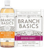 Branch Basics Concentrate (33.8 oz) + Oxygen Boost (2 lbs) | Multi-Surface All Purpose Cleaner Concentrate + Natural Stain Remover, Grout Cleaner | Human-Safe, Fragrance Free