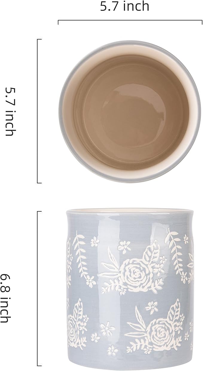 Wisenvoy Utensil Holder Kitchen Utensil Holder Utensil Holders for Kitchen Counter Utensil Caddy Utensil Crock