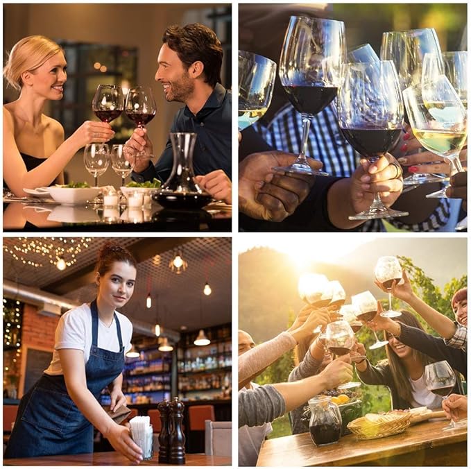 COKUNST Electric Wine Opener, Battery Operated Wine Bottle Openers with Foil Cutter, One-click Button Corkscrew Remover for Home Kitchen Party Wedding