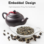 2 Pack Porcelain Tea Bag Coasters,Tea Bag Holder for Used,Classic Teaspoon Rest Pad Heat-Resistant Coasters Cute Dish Saucer Teabag Caddy Holder Set for Organizing Tea Time (2)
