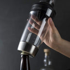 Host All in One Cocktail Shaker Set with Measurements, Reamer, Bottle Opener, Strainer and Jigger for Cold Brew Cocktails, Home Bar, Bartending, Camping, Picnic, Outdoor Party, On the Go, 18 oz