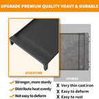 Upgraded WB31X24738 Griddle Replacement Parts for GE Stove Parts WB31X49806 Cast Iron Center Griddle Plate WB31X24998 19.5" x 9" General Electric Gas Range Burner Griddle GE Cooktop Flat Top Pan