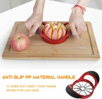 Supercenter Apple Cutter, Apple Corer and Slicer - Stainless Steel Apple Corer - 4.72 Inch Apple Slicer Tool with 12 Super Sharp Blades, lightweight Apple Slicer and Corer with Anti-slip Handle