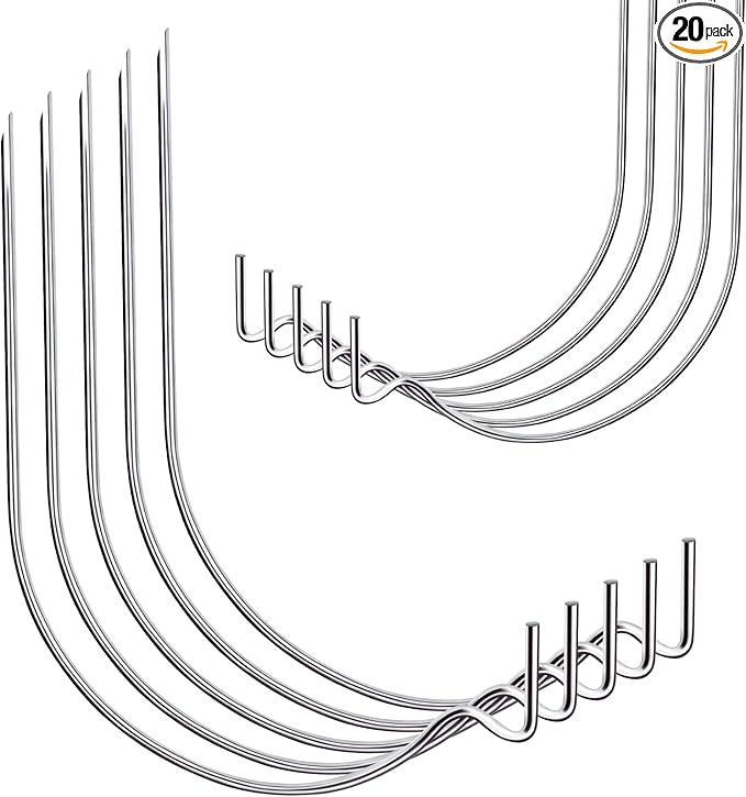 20pcs Super Hook Picture Hangers and Office Pack, Drywall Hooks for Hanging Pictures, Wall Hooks, Picture Hangers, Picture Hanging Kit，Hang Art, Clock, Shelves, Mirrors