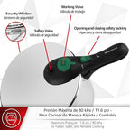 Magefesa Dynamic Pressure Cooker 18/10 Stainless Steel