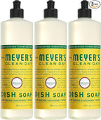 MRS. MEYER'S CLEAN DAY Liquid Dish Soap, Biodegradable Formula, Honeysuckle, 16 fl. oz - Pack of 3