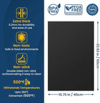 Oven Liners for Bottom of Electric Gas Oven -3Pack Large Heavy Duty Oven Protector Mat, Non-Stick Oven Floor Protector Liner, Reusable Heat Resistant Stovetop Air Fryer Grill Baking Mat