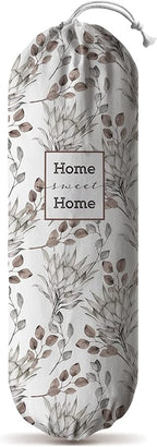 Hglian Grocery Plastic Bag Holder,Watercolor Leaves Plastic Bags Organizer Shopping Bags Storage,Farmhouse Home Kitchen Decor,Gifts for Women