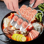1 Set Stainless Steel Triple Row Meatball Maker Tool Efficient Meatball Mold for Cooking Versatile Kitchen Gadget for Shrimp Cookie Dough and Rice Balls