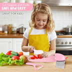 28PCS Toddler Knife Set - Kids Knifes for Real Cooking, Wooden Kids Kitchen Knife Set with Gloves Cutting Board Crinkle Cutters Kid Safe Knives, Toddlers Kitchen Tools (Crocodile 16PCS Set)