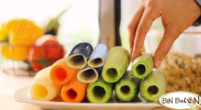 Zucchini Squash Vegetable Corer 3 pcs Corers Stainless Steel Core Remover Tool Kitchen Stuffed Vegetables Veggies Seed Remover Remove Seeds Eggplant Cucumber 8" Long Coring Tools Gadgets Drill