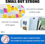 LOVIMAG Fridge Magnets 20Pcs Refrigerator Whiteboard Small Strong Magnet Classroom Kitchen Accessories Decorative Locker Set Decor Must Haves Office Calendar Refrigerador Magnetic Cute Crafts Purple