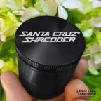 Santa Cruz Shredder Metal Spice Grinder Made in USA (Medium (2.2 Inch), Black)