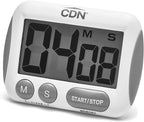 CDN Extra-Big Digit Timer | Counts Up & Down, 100 Minutes by Minutes & Seconds, Extra-Large Digits, Loud Alarm, Stand, Hang, Magnet Mounting, Perfect for Batch Baking - TM15