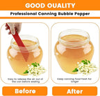 Aifeier ET Canning Tools Kit includes 1pcs Bubble Popper Bubble Remover and 1pcs Jar Lid Lifter Magnetic Lid Lifter (Red)