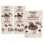 Chocolate Works Melting Chocolate Parent (1.0 lb (Pack of 5), Dark Chocolate)