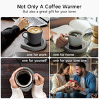 Oracer Coffee Mug Warmer, Cup Warmer for Desk with Auto Shut Off, Electric Beverage Tea Water Milk Warmer with Smart Temperature Settings, Heating Plate Candle Wax Warmer