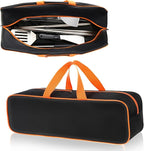 Grill Tool Storage Bag, 20" x 6" x 5" Large Capacity Grill Accessory Storage, 1680D Heavy-Duty Grill Utensil Storage, Accessories Storage Compatible with Blackstone (No Accessories)