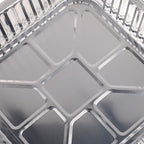 Waytiffer 10pack- 8 x 8 Aluminum foil Pans Disposable Heavy Duty Square baking Cake Pan, Cooking Tins Homemade Breads Oven Pan, Baking cake Roasting Pans
