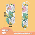 Bird Plastic Bag Holder, Wall Mount Grocery Bag Holder, Plastic Storage bag, Pull Rope Free Adjustment, Plastic Bag Holders for Grocery Bags, Plastic Bag Dispenser for Home Kitchen