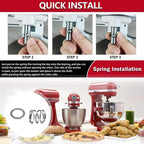Blenders Repair Set with Spring Washers Stainless Steel Fasteners and Knobs for Mixer Machine Replacement Parts Baking Appliance Repair Accessories