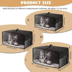 Kitten Daisy Print Toaster Oven Stain-resistant Cover for Kitchen Counter Decor, Heavy Duty Heat-resistant Microwave Oven Cover, Washable (Large-18.5 * 22.5 * 12.99 inches)