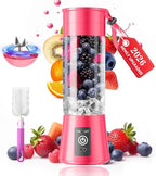 Cordless Personal Size Portable Blender - 380Ml Blender Smoothies and Shakes, BPA Free Traveling Juice Cup with Powerful Blending, Freshly Squeezed in Sports/Travel/Home, Mother's Day