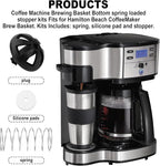 Coffee Brewing Basket Bottom spring loaded stopper kits for Hamilton Beach 990117900 990237500,Fits for Mr. Coffee Black and Decker majority coffee makers Brew Basket