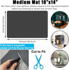 Kitchen Appliance Sliders 360 Degree Rotation Moving on Counter, Appliance Slider Cut to Fit, Mat for Kitchenaid Mixer with Kitchen Accessories,Appliance Mover for Espresso Machine, Food Processor