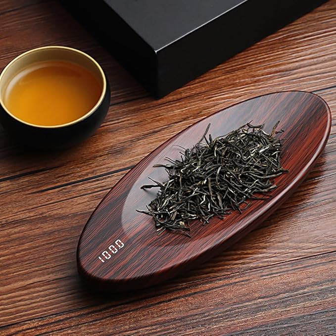 Digital Measuring Scoop Scale, Mini Tea Scale Spoons 0.1 Gram Electronic Weighing Spoon with Clear Display for Tea Coffee Beans Flour