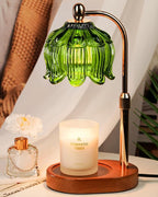 Candle Warmer Lamp with Timer Dimmable, Adjustable Height, Birthday Gifts for Women Mom, House Warming Gifts New Home Room Decor, Christmas Gifts,Wax Warmer Lamp for Jar Candles with 2 Bulbs