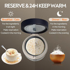 Mokero Low Carb Sugar Rice Cooker 2 Cups Uncooked and 4 Cups of Regular Cooking Small Carb Reducing Maker Rice and Grain Multi-Cooker with Stainless Steel and Nonstick Inner Pot
