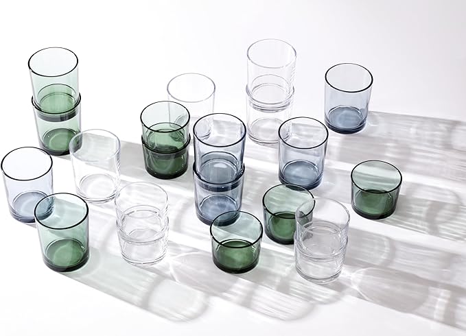 Oneida 896826 Stackables Tall Blue Drinkware, Set Of 6
