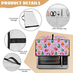 Easter Egg Polka Dot Print Toaster Oven Dust Cover for Easter Decor, Microwave Oven Cover, Stain-proof Case Fits Most Kitchen Small Appliances, (Small-14.5*18.46*9 inches)