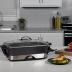 Presto 06857 16-inch Electric Foldaway Skillet, Black