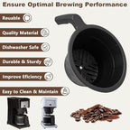 Coffee Brew Funnel Basket Replacement for Bunn 38766.0002 Filter Holders BX, BT, BTX, GR & Velocity Series Brewers Coffee Maker Brew Filter Basket