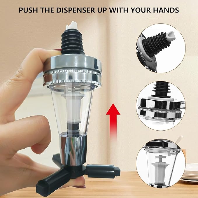 1 oz Replacement Nozzle Shot Dispenser Fit for Wine Racks Pub Dispenser Drink Spirit Wine Cocktail Pourers Bar Tool 30ml accessory part (2, 30ML)