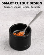 2.5" Grinder [Aluminum] 3-Piece 3-Parts Grinder for Kitchen Spice with Top Storage, Anti-jamming Teeth & Large Bottom Chamber