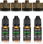 Cocktail Bubble Smoke Gun Accessories, 10ml, Includes 4 Contains, 4 Aromatic Flavor Oils, Apple Flavor