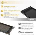 Allstare WB31K10220 Griddle Replacement Parts for GE Stove Parts Cafe Griddle Plate 20" x 8.5’’ GE Stove Top Cast Iron Center Griddle Pan General Electric Gas Range Cooktop Flat Top Pan 1 Pack