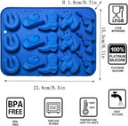 2Pcs Cowboy Chocolate Candy Molds - Cowboy Hat Boot, Horse Saddle Shape Silicone Candy Molds Western Themed Party Baking Mold Jello Ice Cube Candle Mold for Cupcake Cakesicle Decorations