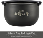 Tiger JKT-D Multi-Functional Induction Heating (IH) Electric Rice Cooker with 12 Cooking Settings (Silver Black)
