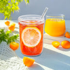 Miuyhji Wide Mouth Mason Jars 16 oz with Lids [2 Pack], Canning Jars with Metal Airtight Lids and Bands, 16 oz Glass Jars for Fermenting, Pickling, Freezing, Preserving, Meal Prep, Jar Décor