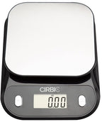 Talking Kitchen Scales - Big Numbers with Clear Loud Voice North American Accent (Black)