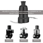 Waring Commercial Sealed LiquiLock S-Blade for use with WFP14S, WFP14SC (Patented)