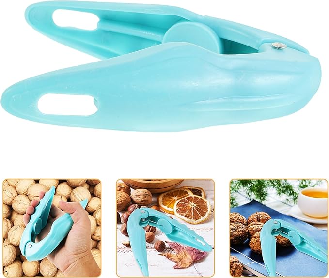 Kichvoe Multifunctional Chestnut Opener and Nutcracker with Shears, Portable Colored Chestnut Shell Removal Tool for Walnut and Pecan Cracking, Kitchen Specialty Gadget for Home Use
