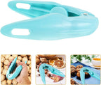 OSALADI Multifunctional Nut Opener and Chestnut Sheller Tool, Blue Nut Cracker Clip for Walnut, Pecan, and Hazelnut Shell Removal, Kitchen Specialty Gadget for Home Cooking