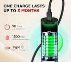 Rechargeable Milk Frother Handheld with 3 Whisk and Stand, 3 Speed Frother Wand Mixer, Dual Spring Whisk Coffee Frother for Matcha, Lattes, Cappuccino, Frappe Drink, Hot Chocolate